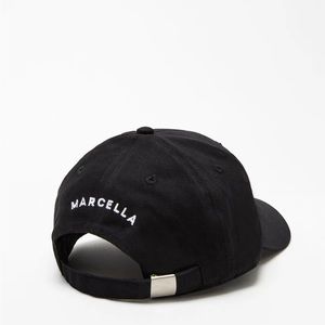Marcella NY Black Baseball Hat NWT + Canvas Tote Never Used Great Gift
